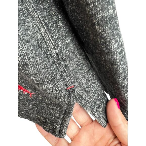 Tommy Bahama Men's Sweater Large Long Sleeve Gray Fleece Lined - Picture 7 of 10